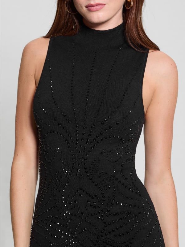 Calista Rhinestone Dress | GUESS Calista Rhinestone Dress | GUESS