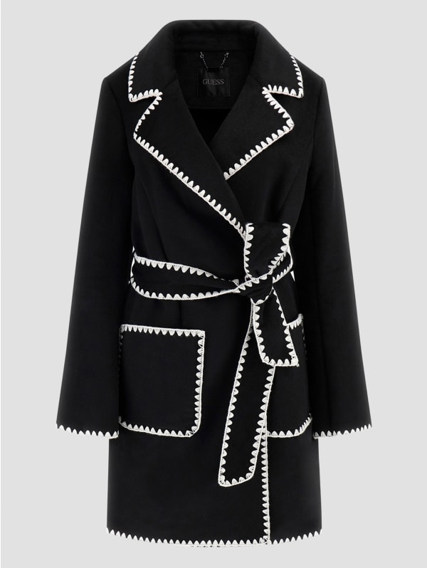 Eco Victoire Wool-Blend Coat | GUESS