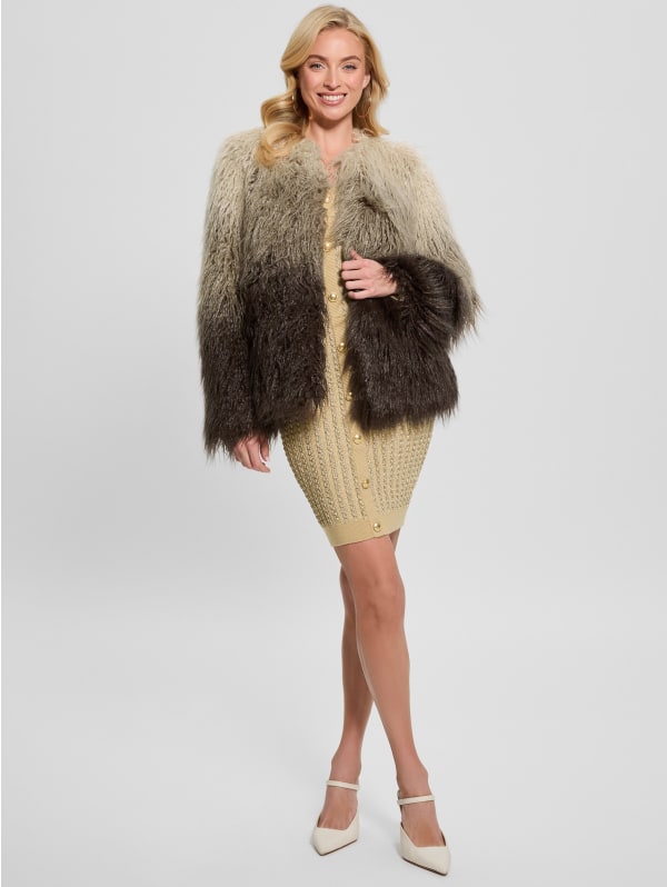 ジャケット・アウター think fur curly eco fur jacket THINK FUR - シンクファー | エコファーコート・アウター 正規