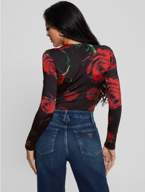 Eco Bianca Printed Bodysuit | GUESS
