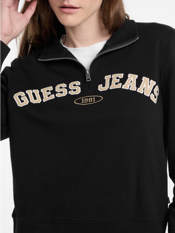 Eco Half-Zip Sweatshirt | GUESS