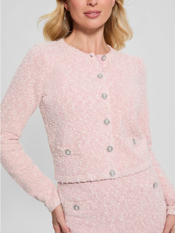 Eco Dorothy Bouclé Cardigan | GUESS