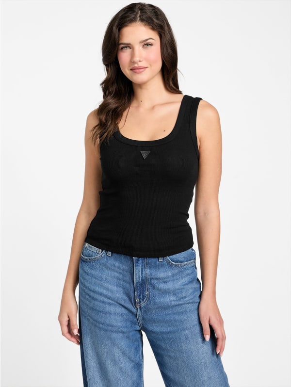 Eco Triangle Patch Tank Top | GUESS