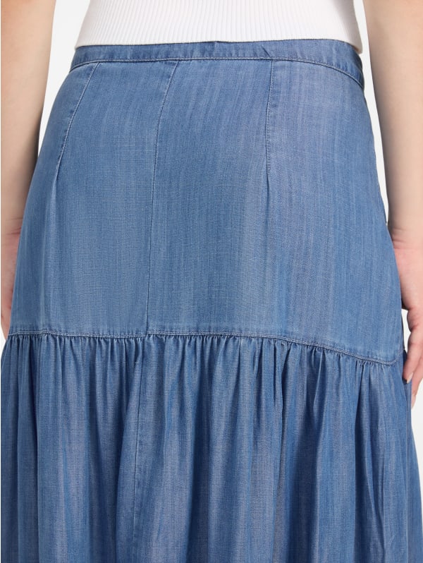 Eco Denim Maxi Skirt | GUESS