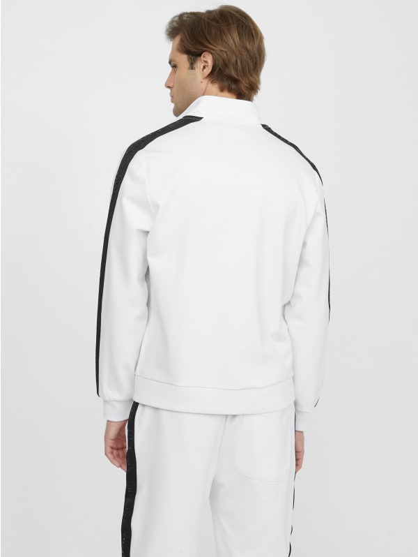 Eco Andrew Logo Zip-Up Jacket | GUESS Factory