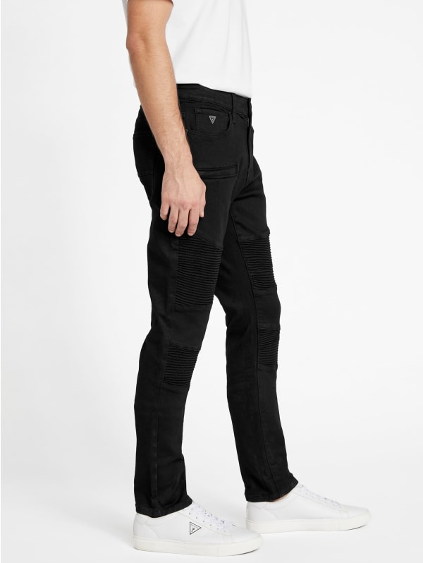 Eco Fendet Moto Skinny Jeans | GUESS Factory