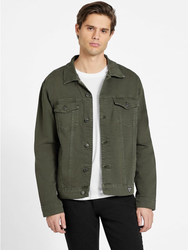 Brayden Hooded Denim Jacket | GUESS Factory Brayden Hooded Denim Jacket | GUESS Factory