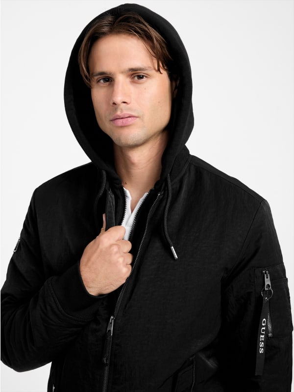 Sol Hooded Jacket | GUESS Factory