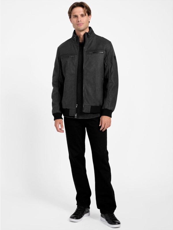 Len Flight Jacket | GUESS Factory