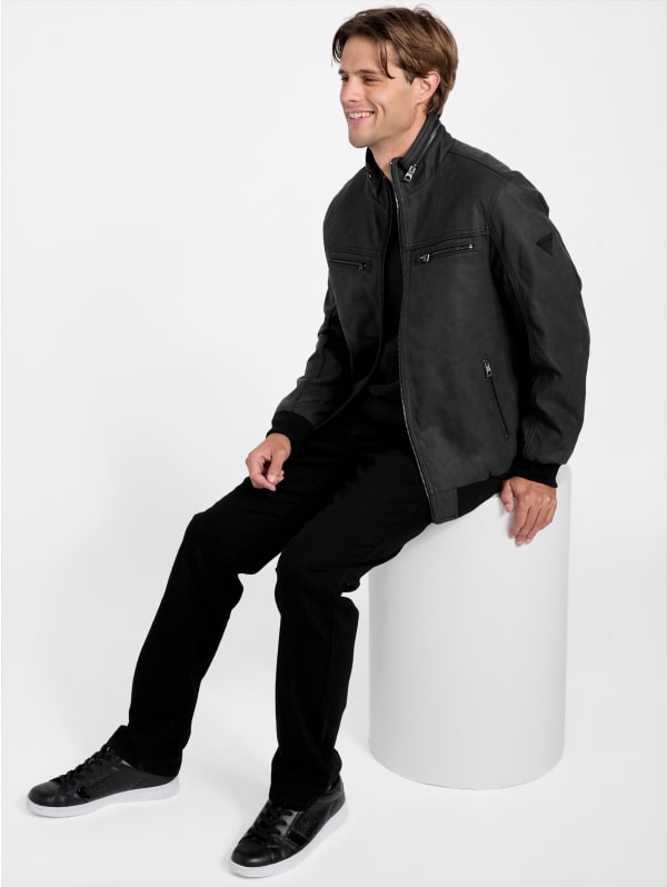 Len Flight Jacket | GUESS Factory