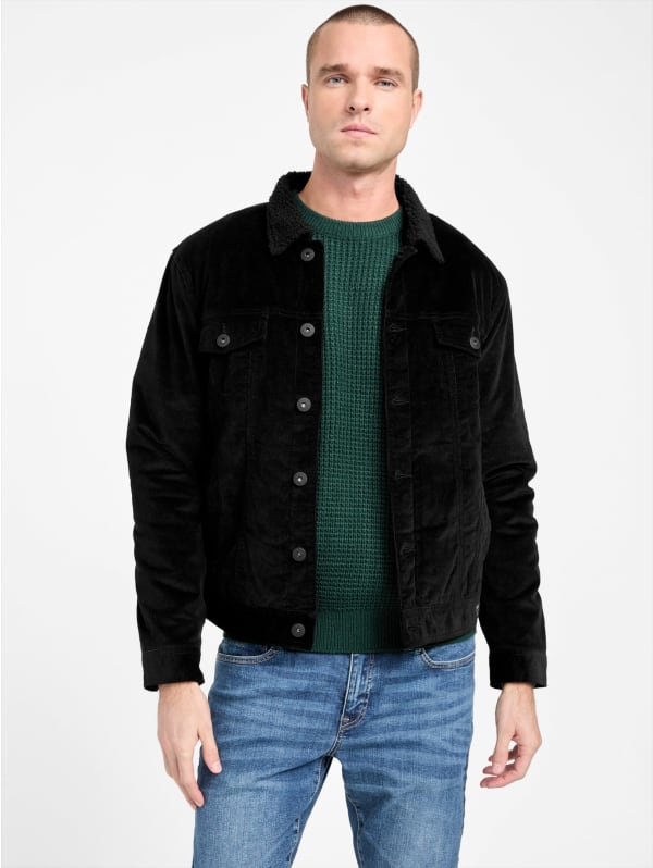 人気 Jacket Corduroy Sherpa Brent | Ca Factory GUESS ジャケット・アウター