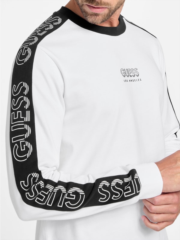 Eco Wayne Long-Sleeve Tee | GUESS Factory Ca Eco Wayne Long-Sleeve Tee | GUESS Factory Ca