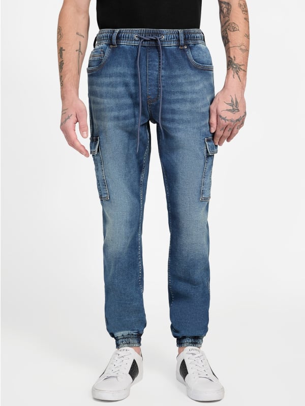 オープニング 大放出セール Cargo Denim Mickie Joggers Factory GUESS | パンツ