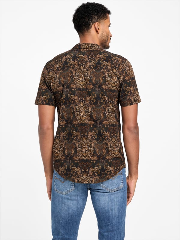 Zari Printed Shirt | GUESS Factory Ca
