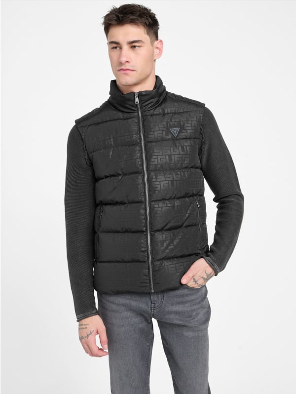 Eco Franky Padded Vest | GUESS Factory Eco Franky Padded Vest | GUESS Factory
