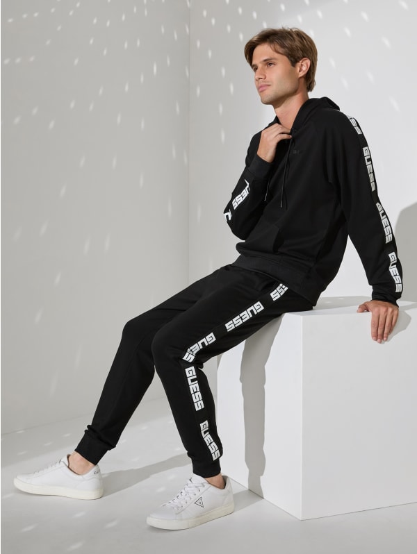 Erwin Logo-Tape Joggers | GUESS Factory