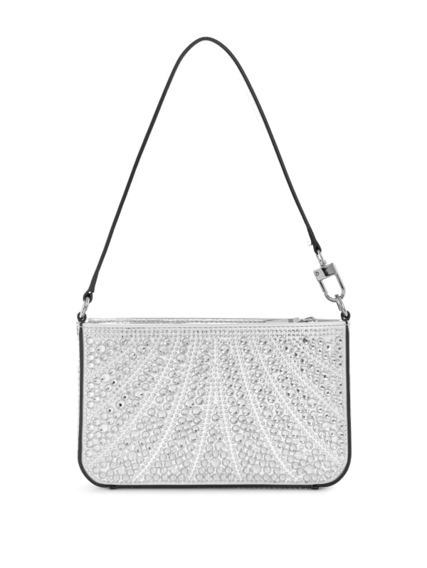 Wallet shoulder bag／ミニポーチ付／silver DHgate.com:Elegant Mini Leather Shoulder Bag | Crossbody