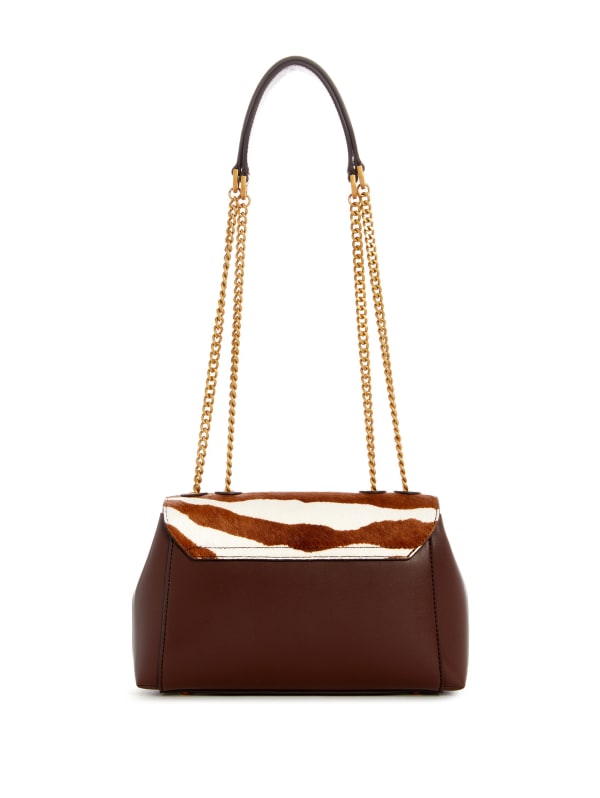 ゲス GUESS ECO GEMMA Top Zip Shoulder Bag （BLA