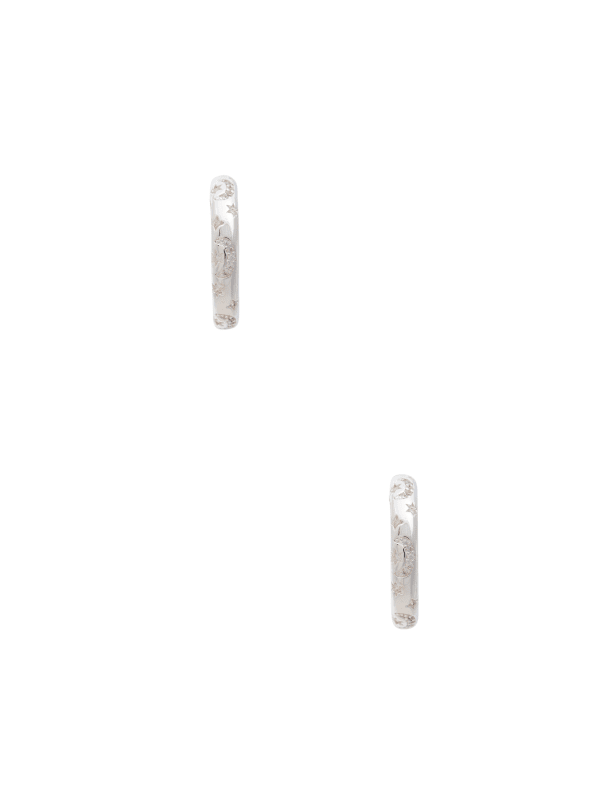 Small Hoop Crystal Earrings