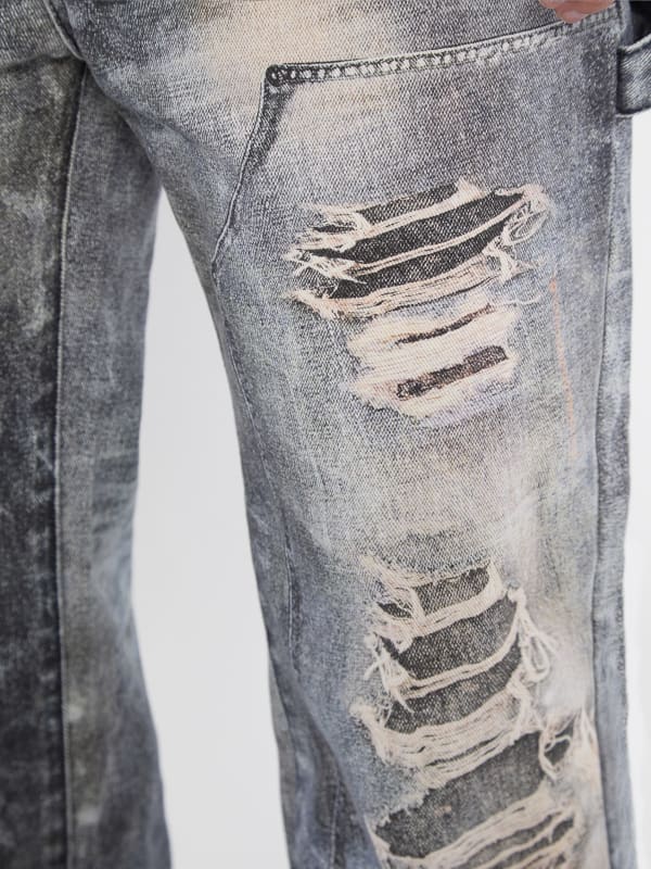 GUESS Originals Printed Panel Carpenter Jeans