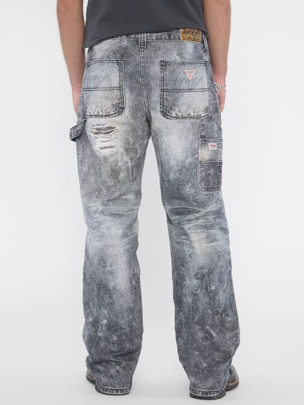 GUESS Originals Printed Panel Carpenter Jeans