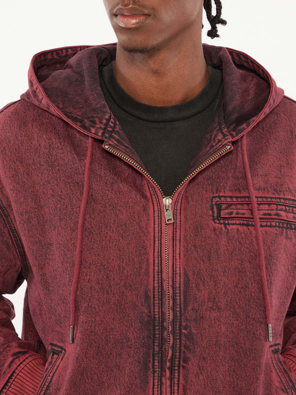 GUESS Originals Hooded Denim Jacket