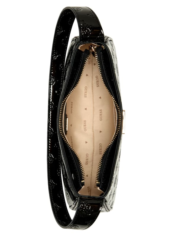 Arnela Debossed Logo Shoulder Bag