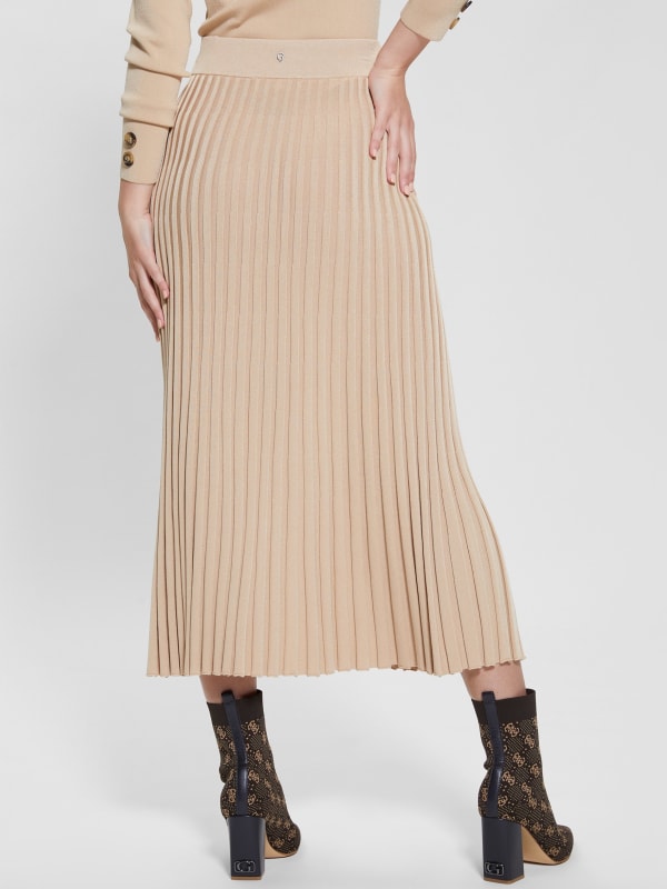 Shopie Pleated Sweater Skirt