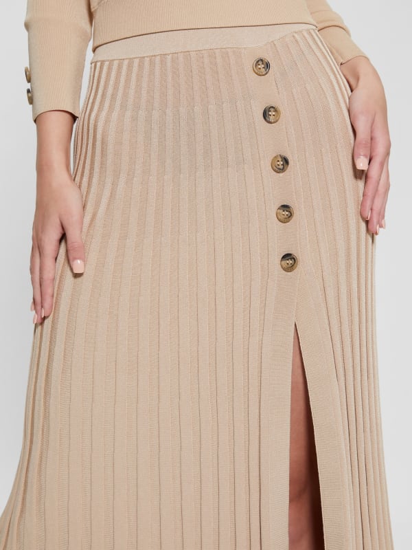 Shopie Pleated Sweater Skirt