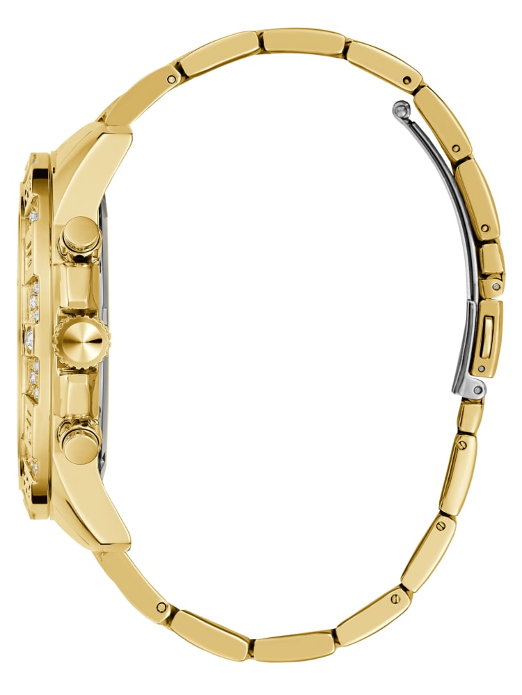 Gold-Tone Chronograph Watch