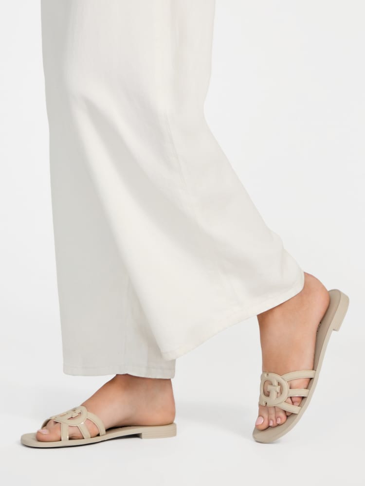 Elyho Jelly Cutout Slide Sandals