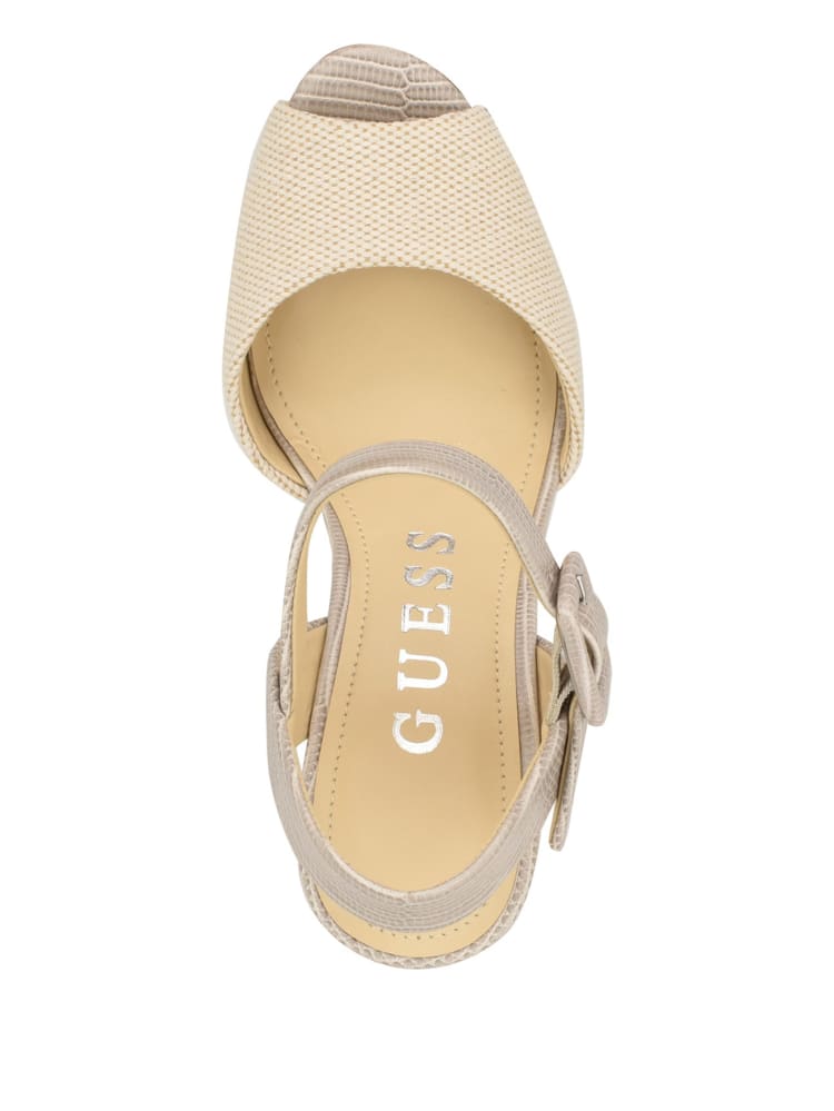 Lyrica Linen Wedges