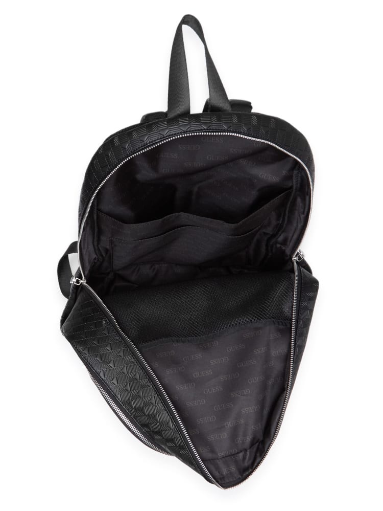 Eco Torino Debossed G-Wave Rounded Backpack