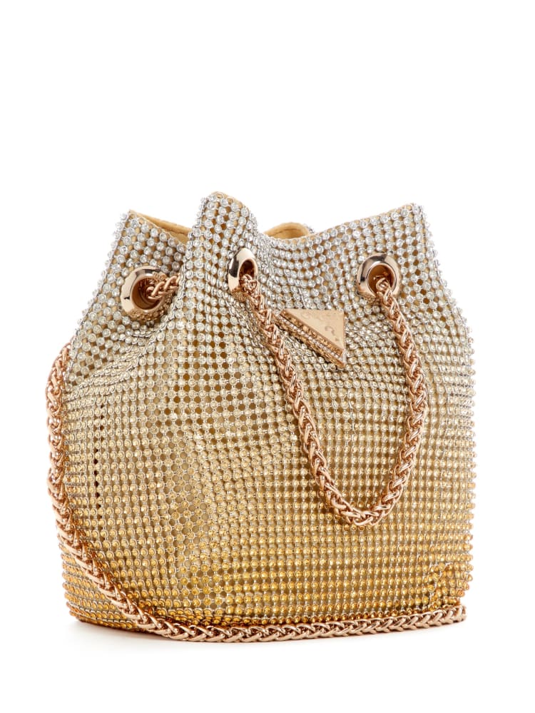 Zalina Ombré Rhinestone Pouch