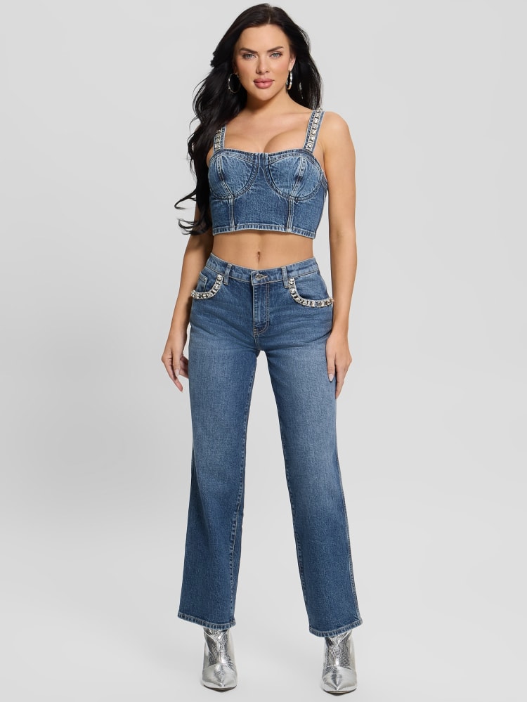 Kety Denim Bustier