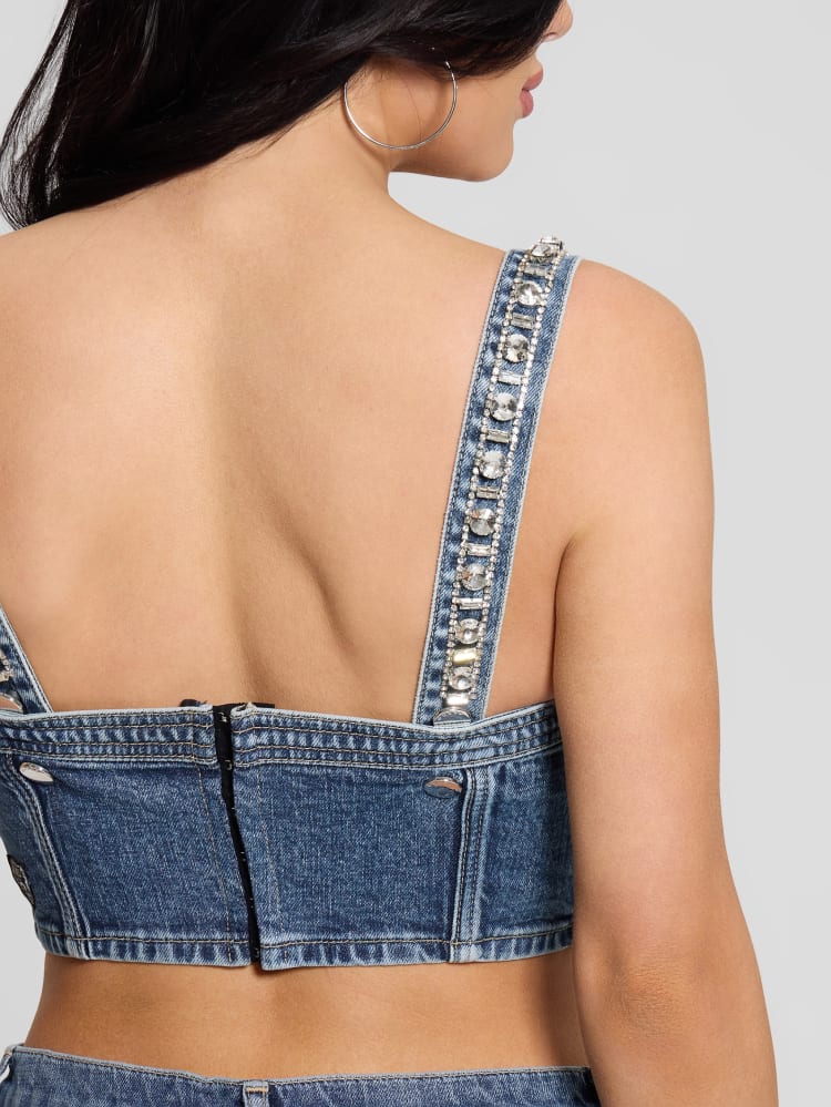 Kety Denim Bustier