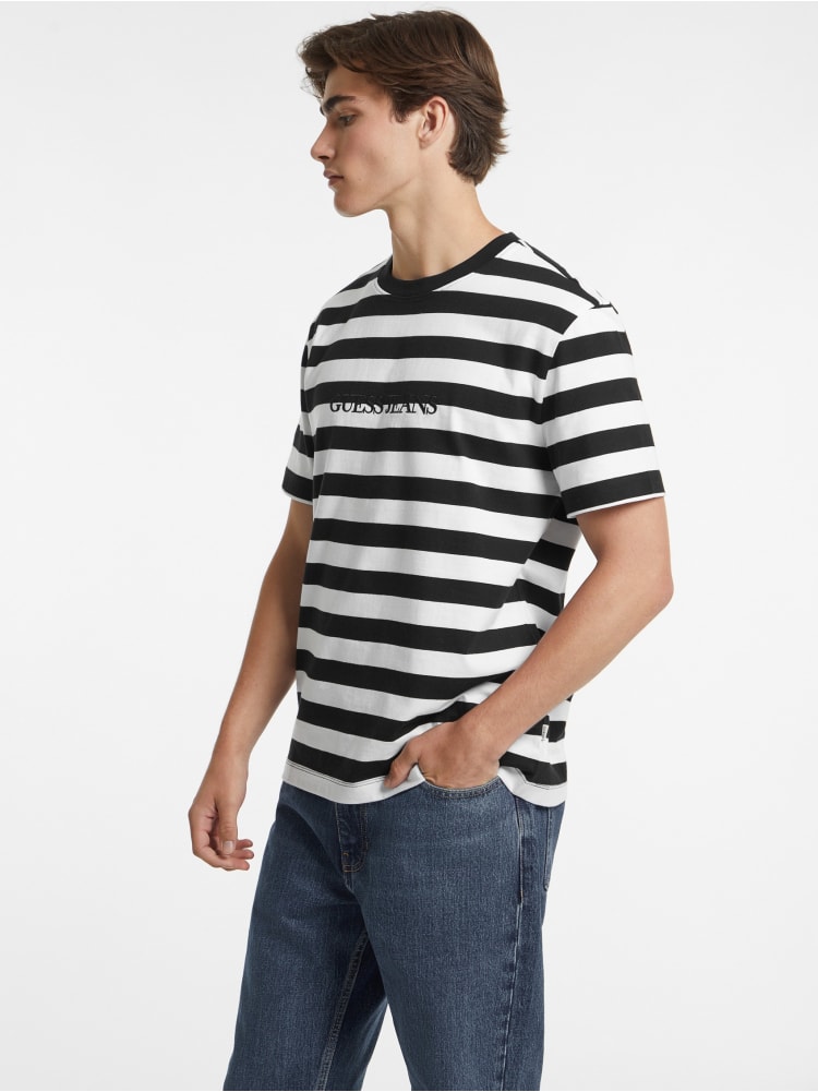 Striped Logo Tee