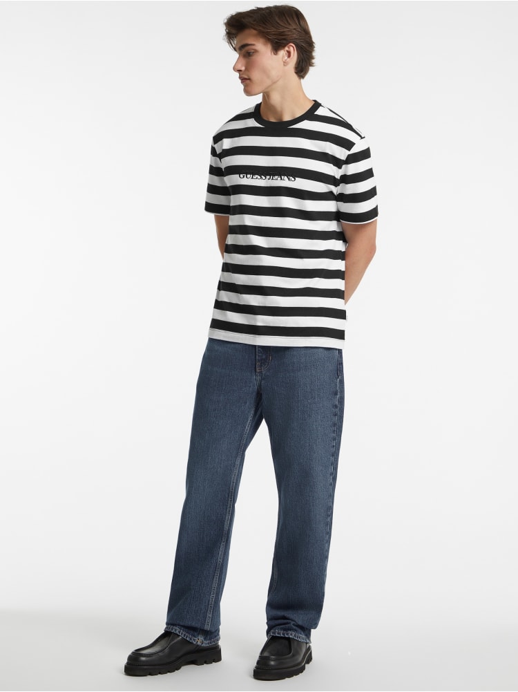 Striped Logo Tee
