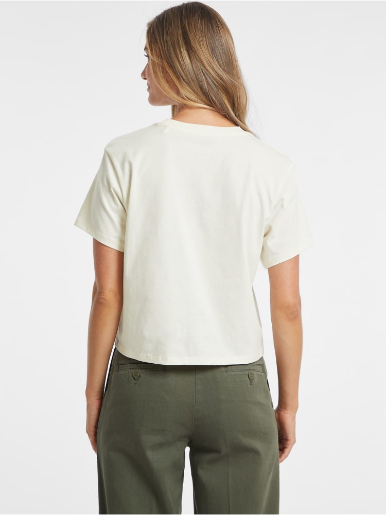 Boxy Italic Logo Tee