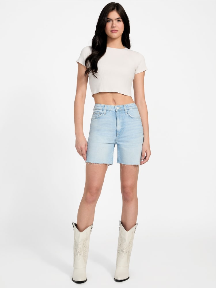80s Pedal Denim Shorts