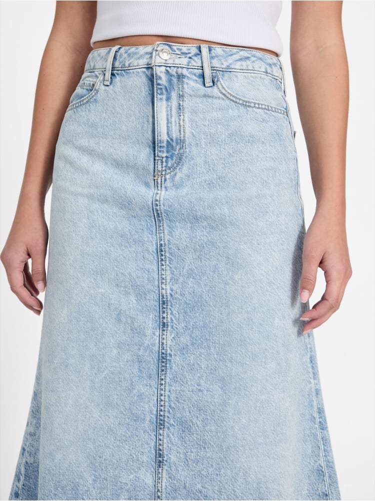 Eco Thaiss Denim Midi Skirt