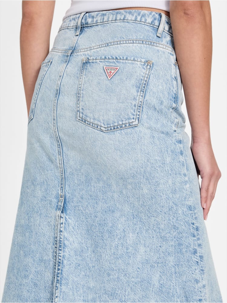 Eco Thaiss Denim Midi Skirt