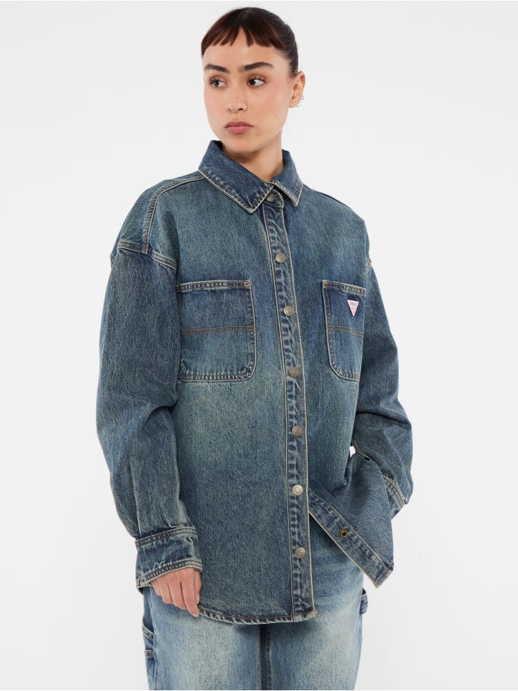GUESS Originals Carpenter Oversized Denim Shirt