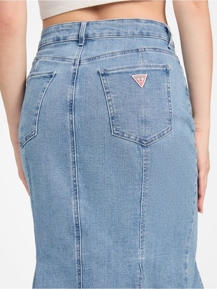 Lia Denim Midi Skirt