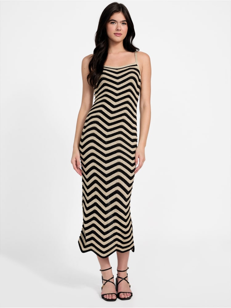 Eco Vera Chevron Dress