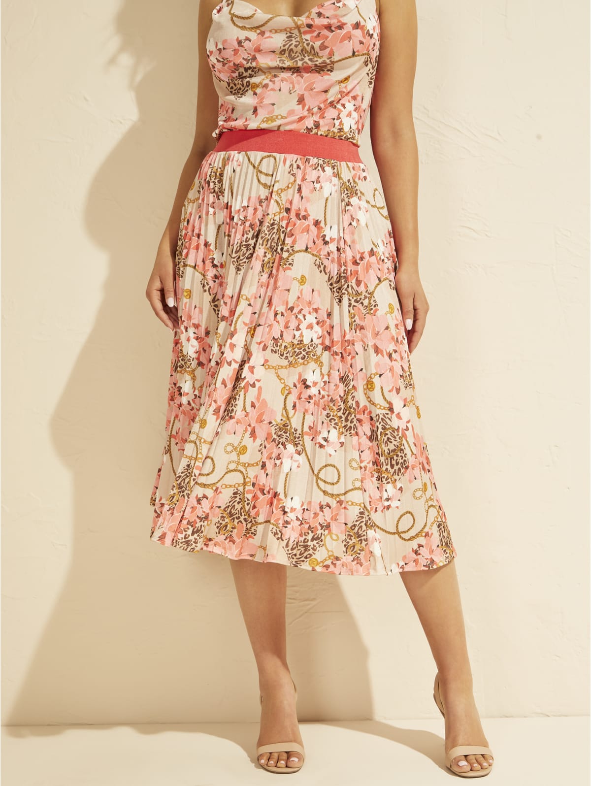 Marciano pleated dress clearance