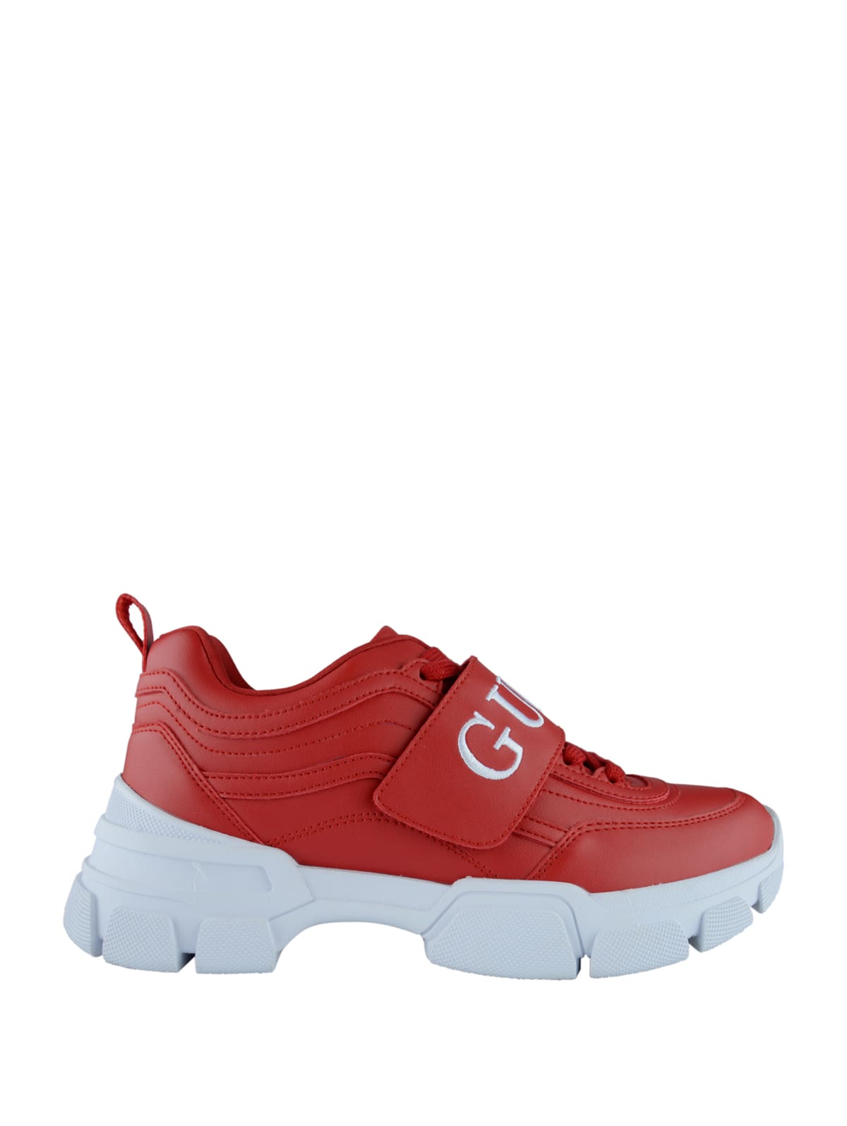 Guess kathie chunky logo sneakers clearance