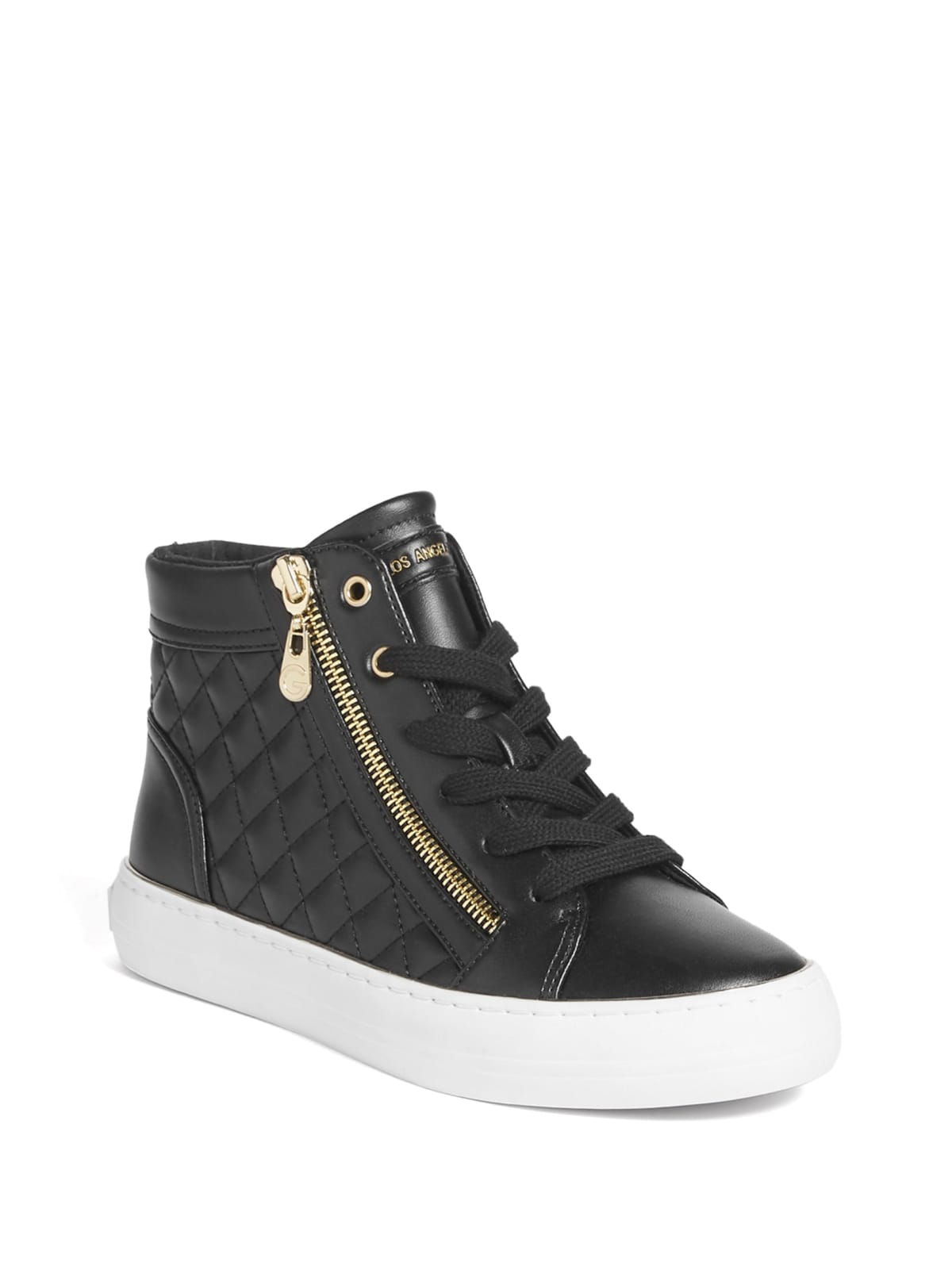 Quilted high top sneakers Clearance