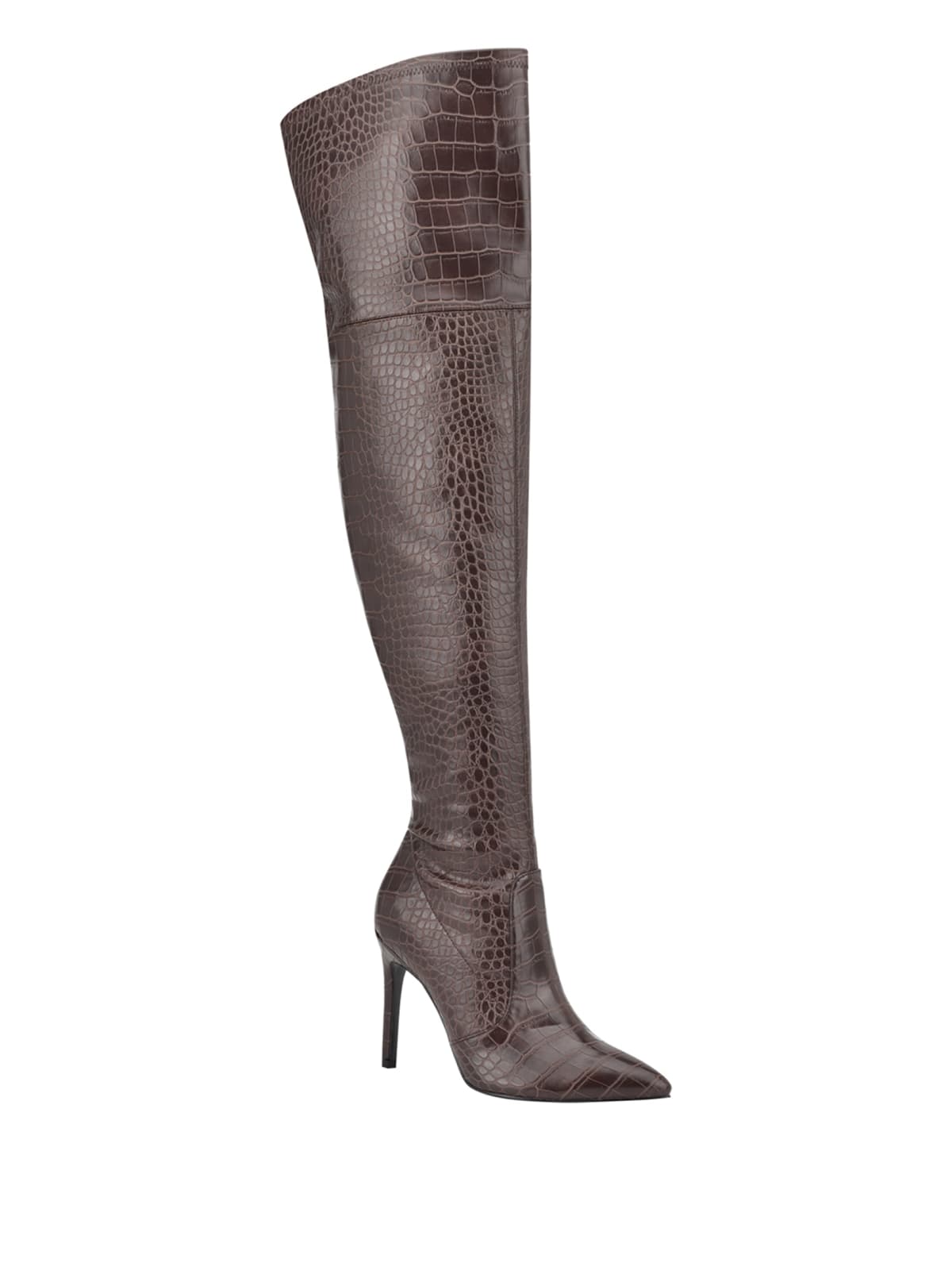 Bonis Crocodile Stiletto Over-The-Knee