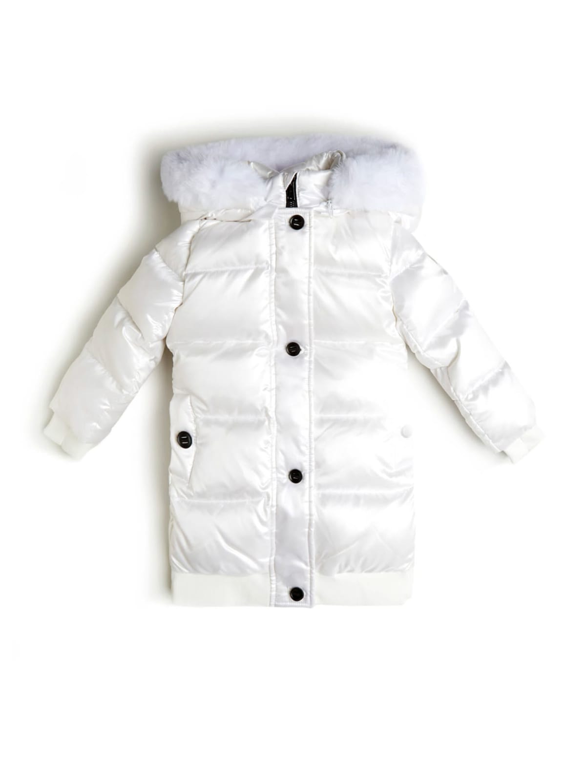 Guess puffer jacket with fur hood Clearance